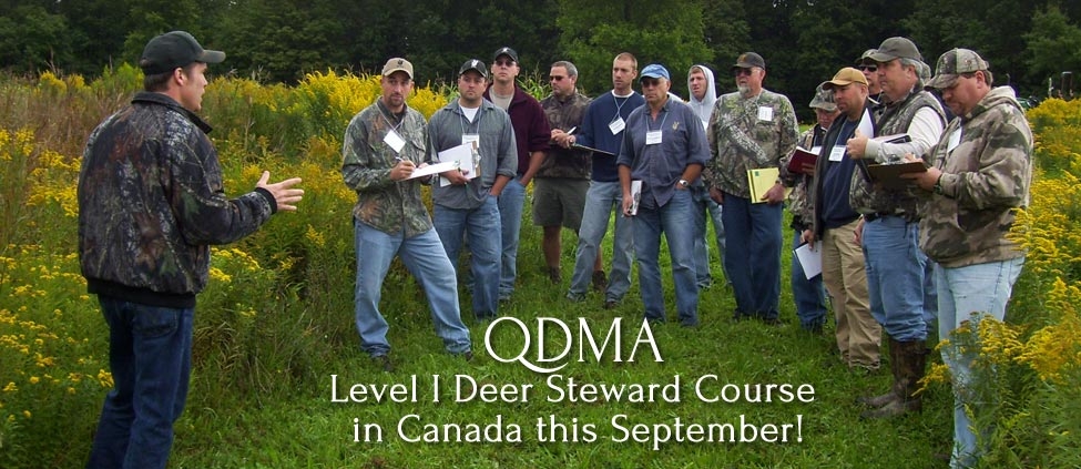 First Ever QDMA Level I Deer Steward Course in Canada